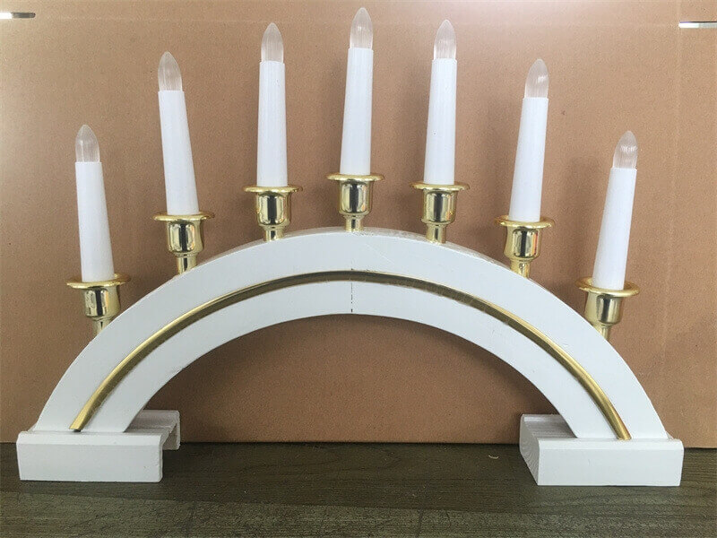 2xAA电池金边金杯LED桥灯DCS7-3