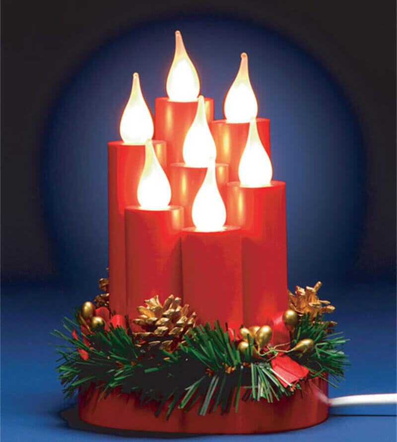 圆底烛台LED羊角泡