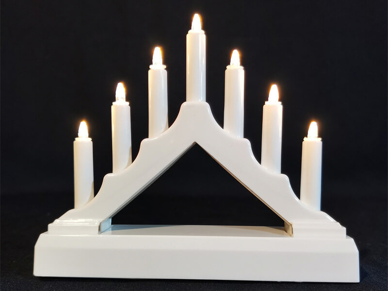 塑架LED电池桥灯