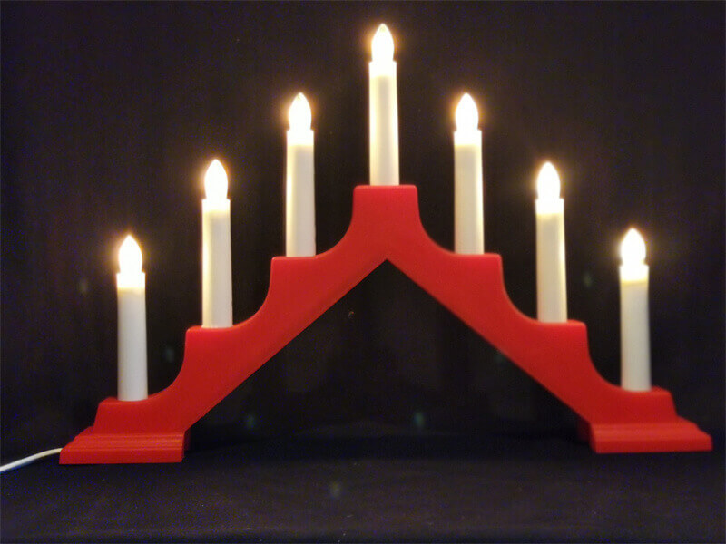 塑架桥灯DCB7红色